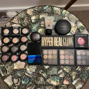 Mac Cosmetics Bundle - Eyeshadows, Bronzer, Blush, Highlighter, Primer